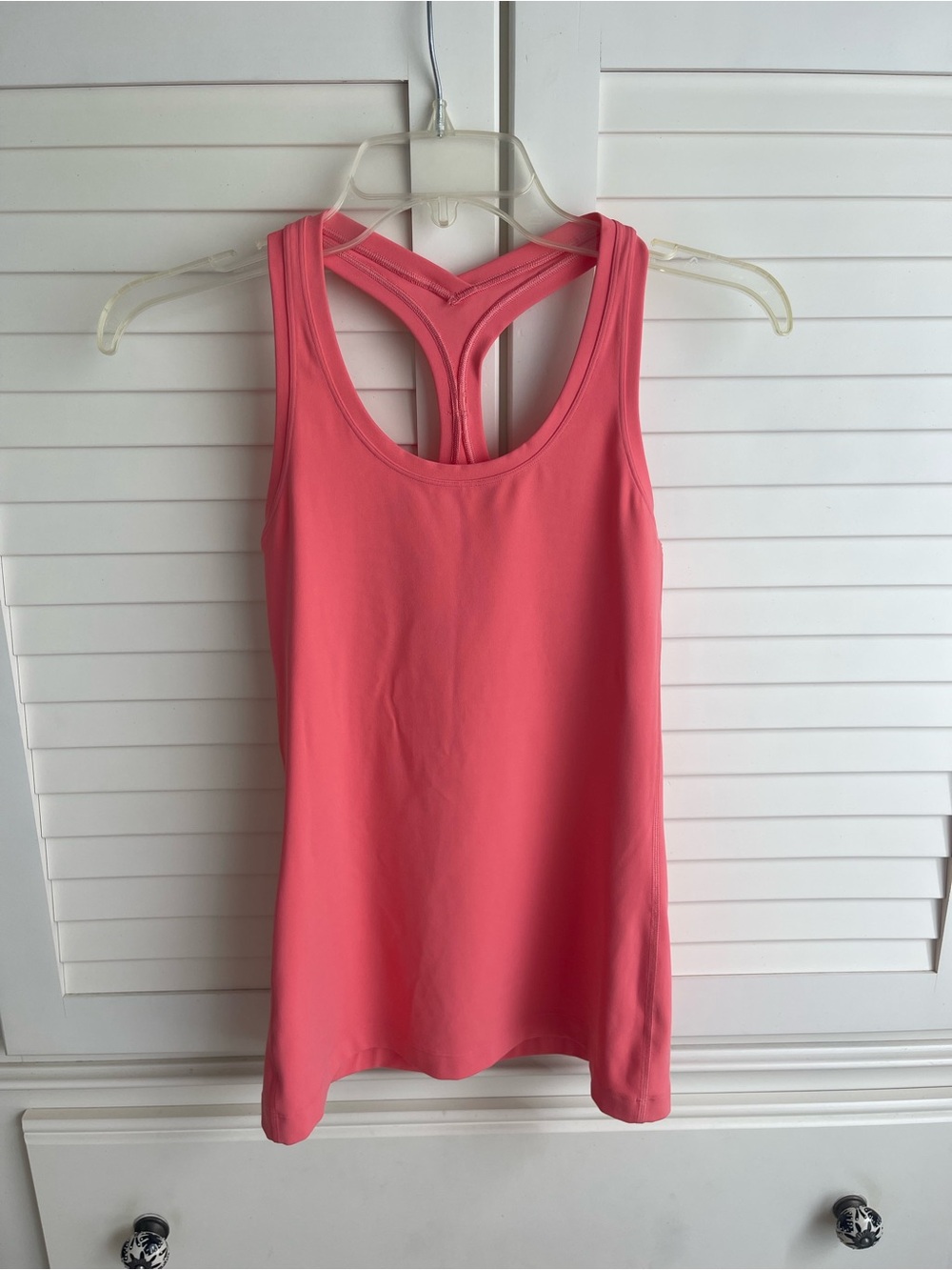 🍋 Lululemon athletica Coral Pink Cool Racerback Tank Top Raspberry Cream Nulu